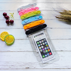 Mobile phone waterproof bag, transparent dustproof and waterproof mobile phone case, sealed diving case with touch screen