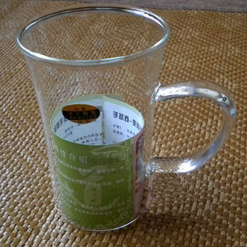 Glass green tea