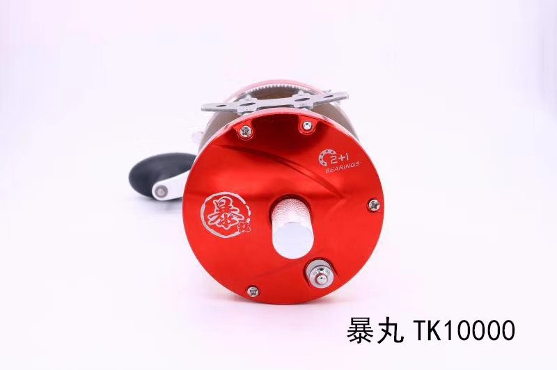 可视鱼竿轱轮 轮子暴丸全金属|ms