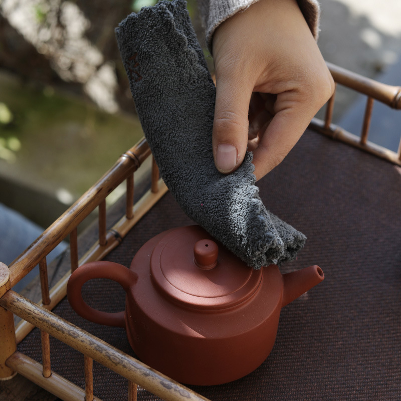 Kung Fu té Toalla de tela de té absorbente engrosada juego de té toalla mesa de café té mantel trapo accesorios de mesa de té Zen image 3