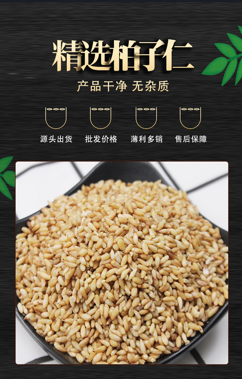 Bai Zi Ren (Platycladus orientalis Seed) — Shelled Arborvitae Seeds, 500g New Crop quality and texture