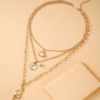 Fashionable beach pendant from pearl, necklace, accessory
