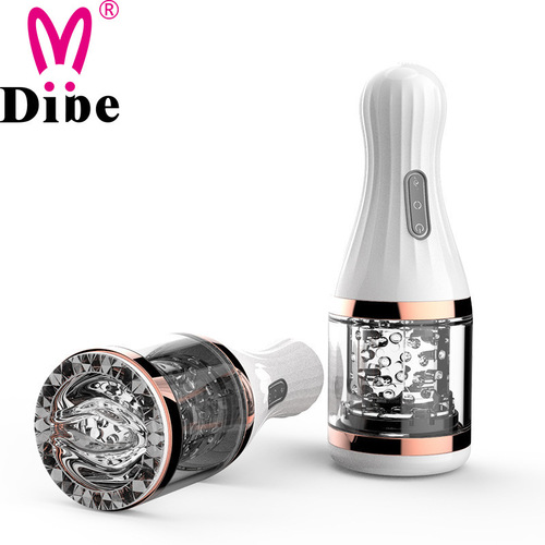 Dibe Dibe Rotating Wolf Warrior Aircraft Cup USB Rechargeable Human Pronunciation Male Masturbation Adult Supplies Aircraft Cup