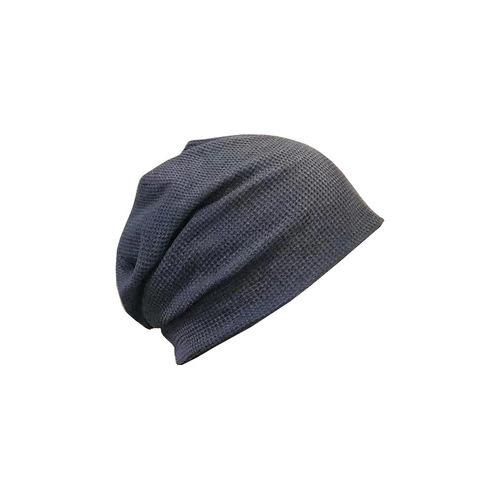 Japanese niche pleated pile hat women's solid color all-match cold hat Internet celebrity couple plain head cap Korean style pullover hat