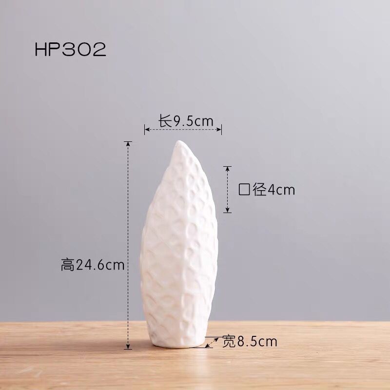 Simple nórdico florero de cerámica moda interior TV gabinete mesa comedor decoración arreglo floral Sala decoración al por mayor