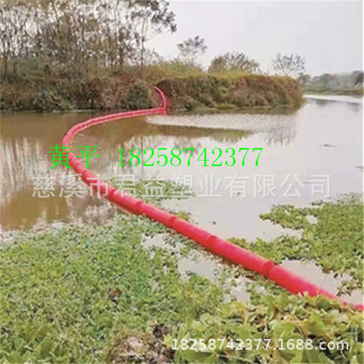 河南水库拦污塑料浮体 直径400*1000拦污浮体