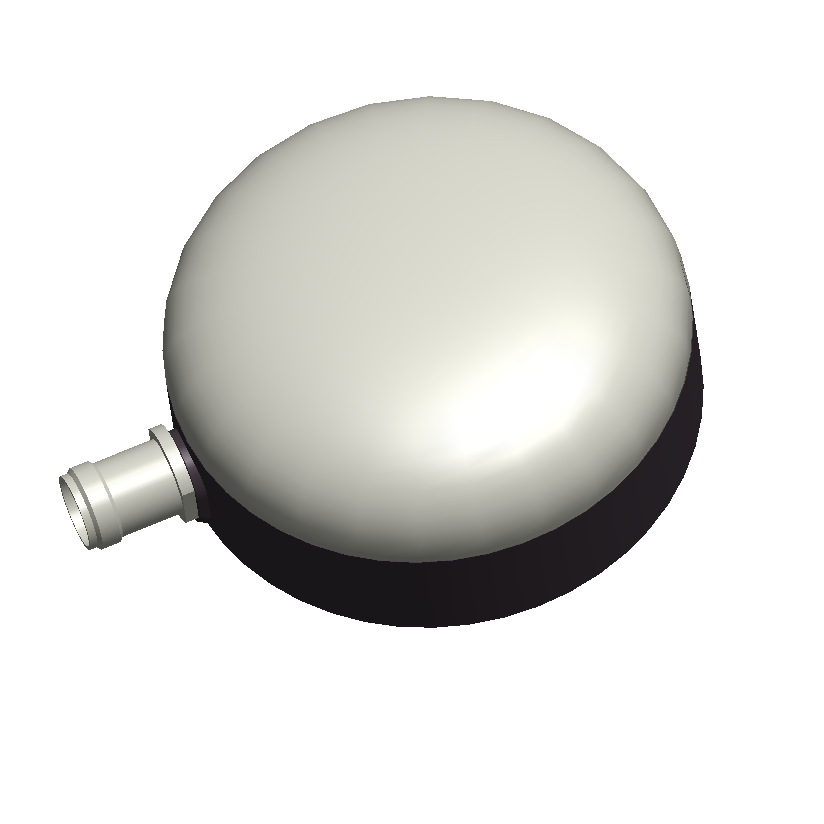 CA-6052 航空吸盘天线 接头侧面出