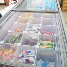 冰柜隔层架子 内置冰柜分类隔板冰柜分隔栏内置冰柜分类格子冷藏