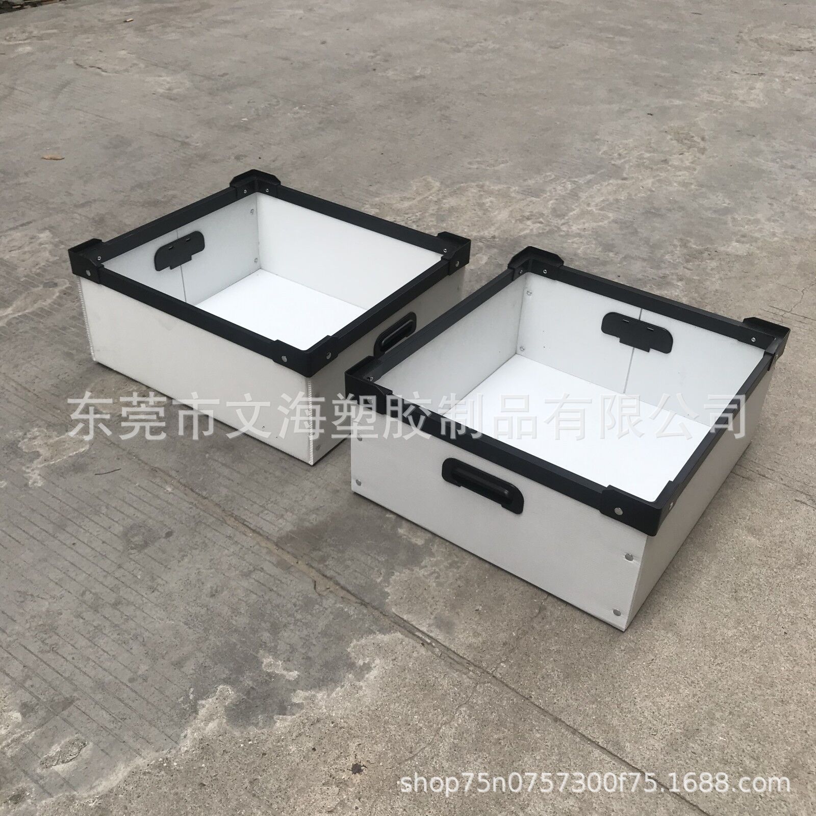 PP塑胶周转箱防潮静电中空板骨架箱包边全加固骨架箱瓦楞板周转箱