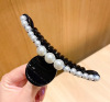 Elegant big hairgrip from pearl, crab pin, hairpins, simple and elegant design, internet celebrity