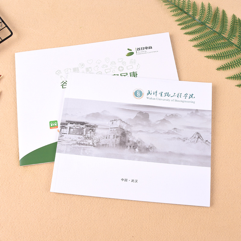 校园样本画册印刷 企业宣传册彩页 精装目录图册说明书设计