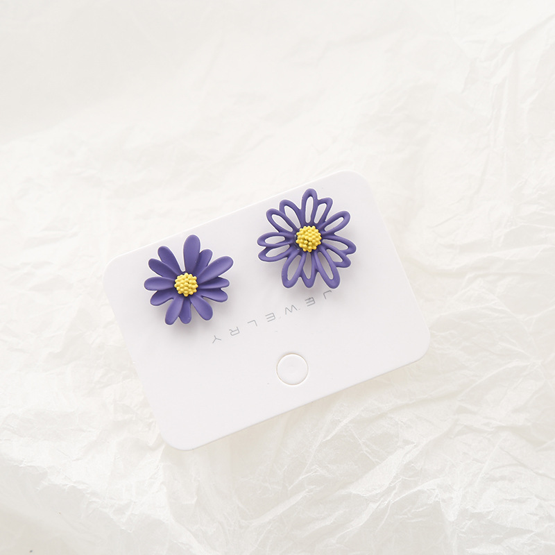 10g Weight Ear Studs Classification 1 Pair Sweet Flower Alloy Plating Women's Ear Studs