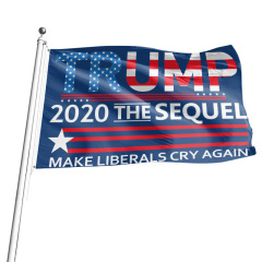American Trump Election Flag Trump 2020 THE SEQUEL 90*150CM Hand Flag Set
