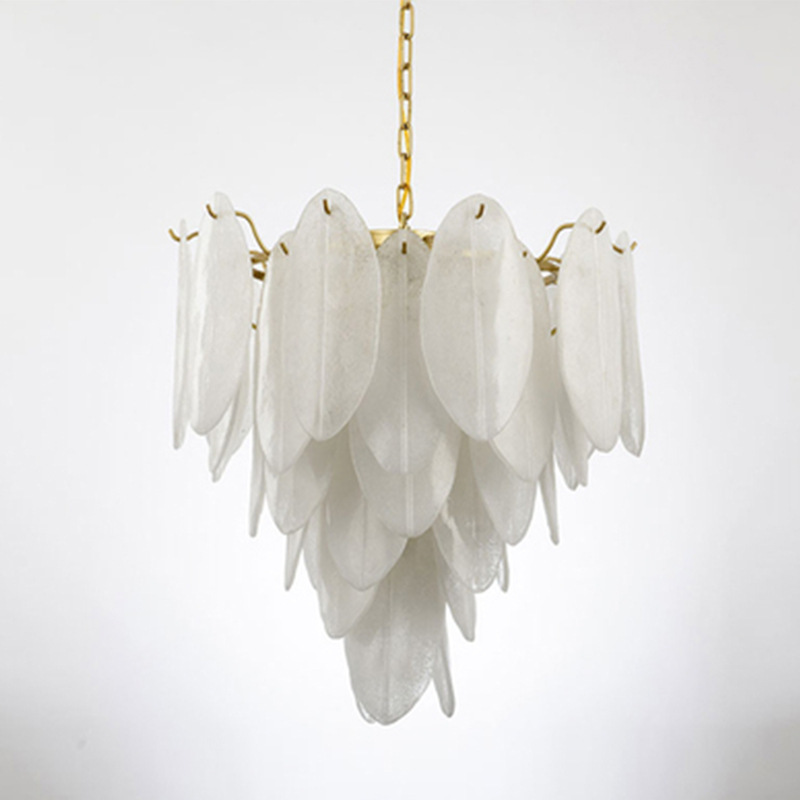 Light Luxury Post-modern Simple Feather Glass Chandelier Nordic Art Living Room Bedroom Dining Room Model Room Chandelier Light Luxury Post-modern Simple Feather Glass Chandelier Nordic Art Living Room Bedroom Dining Room Model Room Chandelier