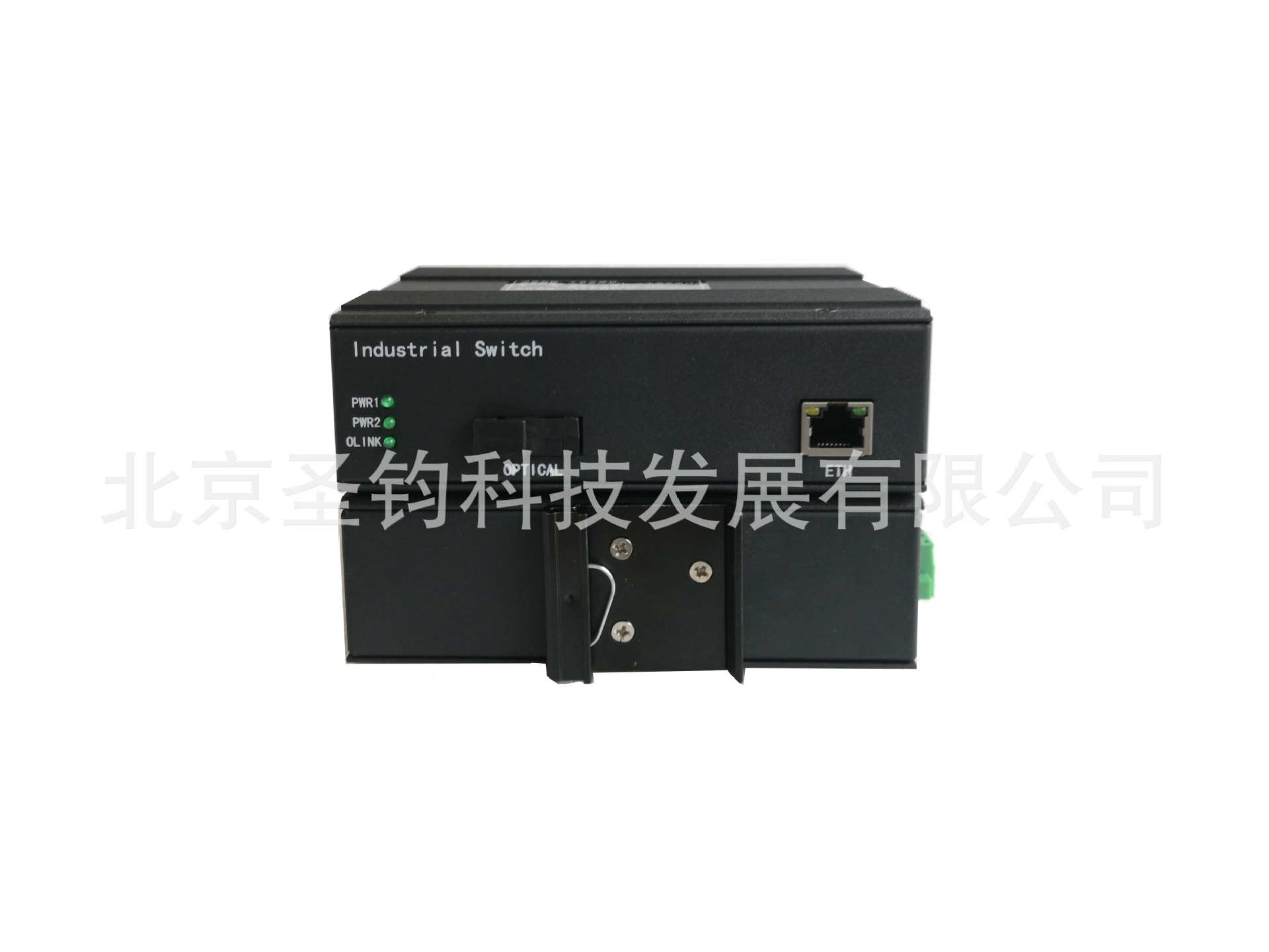 工业级导轨百兆一光一电光纤收发器交换机