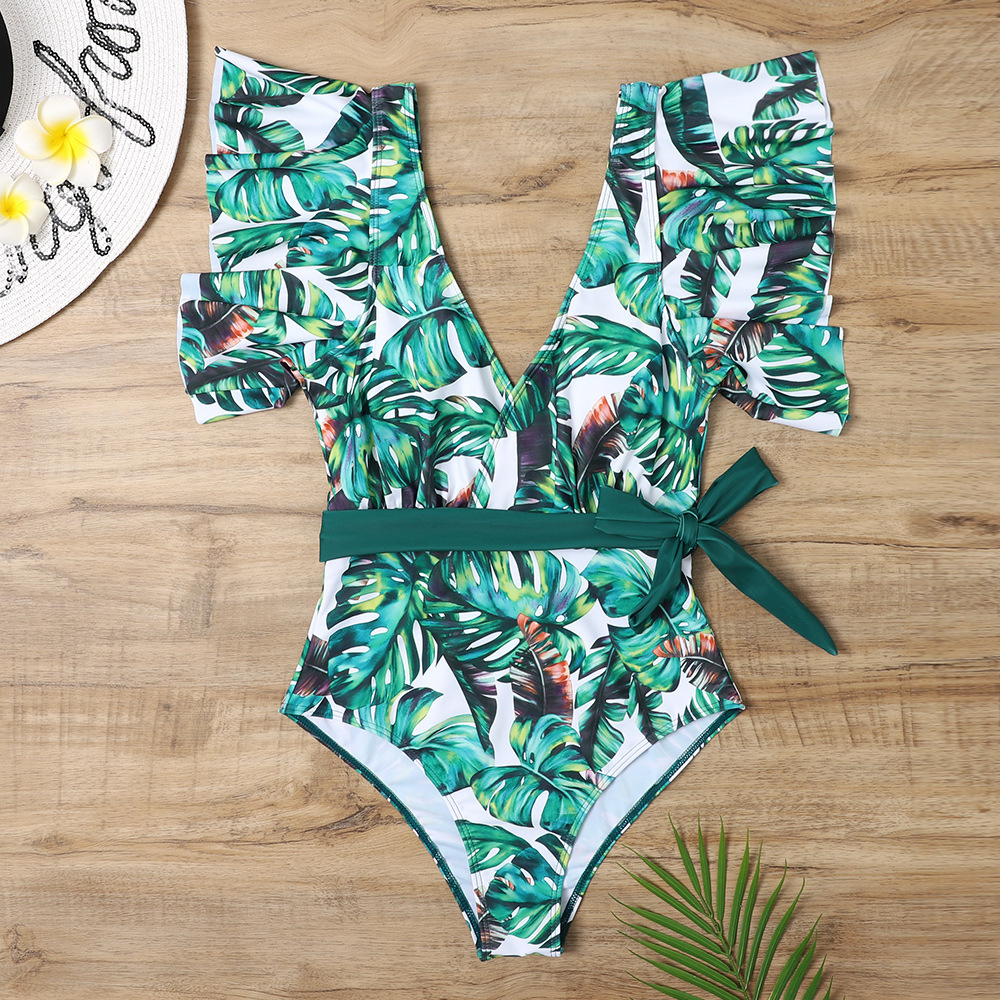 new one-piece multi-color swimsuit  NSHL22993