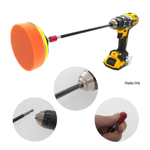 Cross-border supply 300mm black hexagonal quick-release self-locking extension bit extension extension electric drill joint extension rod