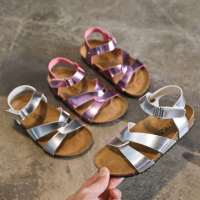 2021夏季软木童鞋外贸女童凉鞋韩版魔术贴公主防滑宝宝儿童鞋潮|ru