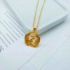 Bonato -plated matte Pisces pendant exquisite craftsmanship imitation Golden Phoenix Star Pendant Women's Jewelry