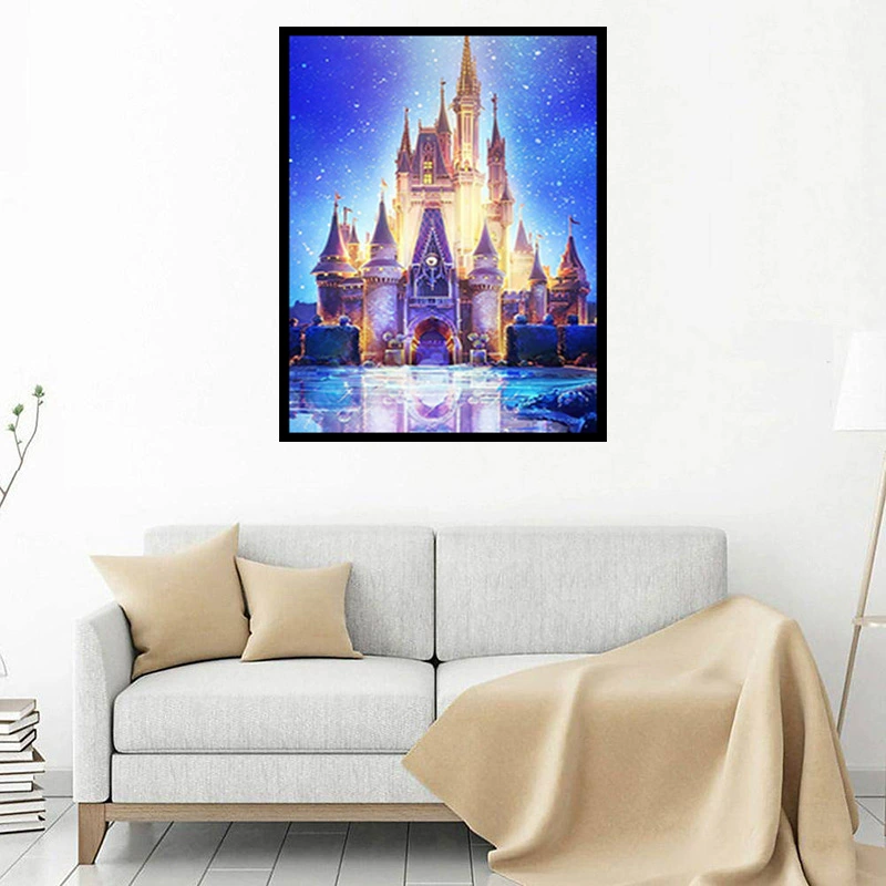 5D‑горение алмазная живопись (Hongcai) полный туннель гравировка, 30×40 см, яркие смолы-бриллианты