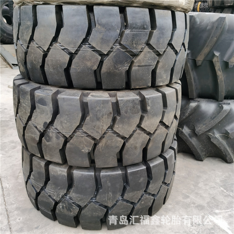 销售汇福鑫高空作业轮胎355/65-15 运梁机轮胎355/65-15 实心胎