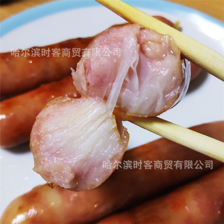 批发招代理 听甜飞鱼籽烤肠 纯扇贝肠 火山石 烤肠 早餐肠 烧烤肠