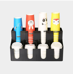 金德廠家直銷咖啡奶茶店杯架 取杯器 台式分杯器 咖啡紙杯架