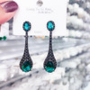 Advanced zirconium, small design sophisticated fashionable earrings, high-quality style, internet celebrity, light luxury style, micro incrustation