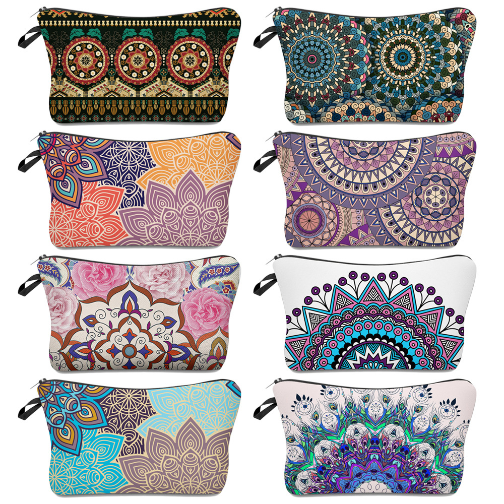 Cross border new Datura cosmetic bag new multifunctional women's Dumpling cosmetic bag can order logo wash bag