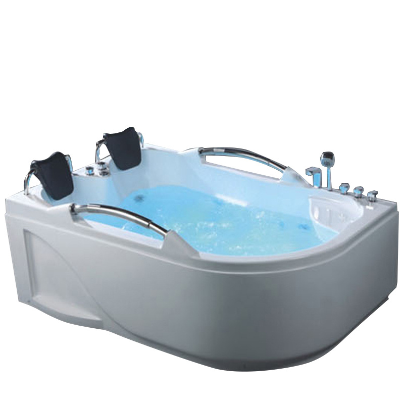 Double Jacuzzi Constant Temperature Heating Surf Lights Bubble Bath Double Bathtub Hotel Folklore Foshan Bathroom