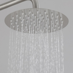 New Product 304 Stainless Steel Four-Stage Shower Head Set with Hot and Cold Top Spray and Spray Gun Bathroom Shower Head Set