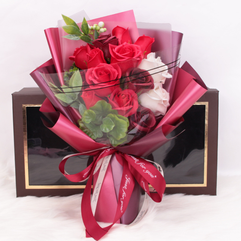 20年花蕾花束 红3