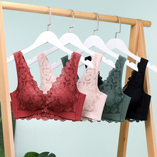 2023秋冬新品 乳胶背心文胸套装 小胸聚拢调整型防下垂收副乳内衣