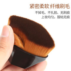 No. 55 Foundation Magic Brush: Flat-Head Brush That Doesn’t Pick Up Powder—Perfect for Eyeshadow, Concealer, and Lightweight, Seamless Makeup Application—Even in Hard-to-Reach Areas!