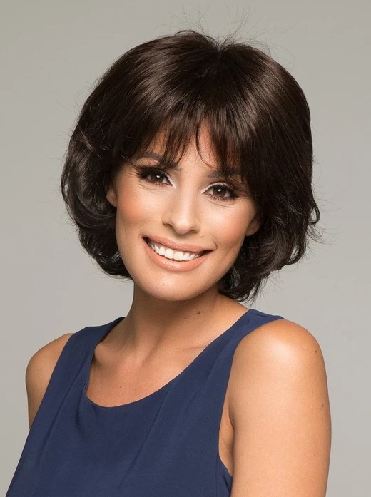 2020 nueva peluca transfronteriza europea y americana de cabello corto micro rizado   El cabello humano