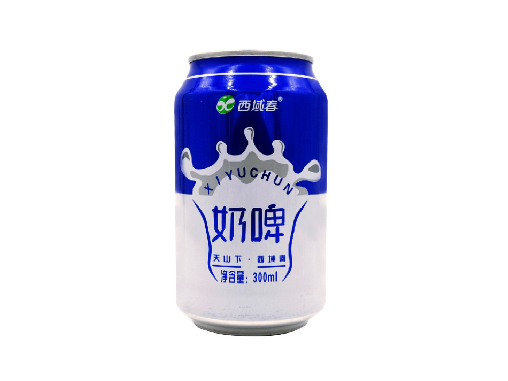 西域春奶啤乳酸菌风味牛奶饮品300ml*12罐