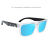 KDEAM colorful real film polarized sunglasses casual box sunglasses colorful trendy glasses KD2501pro