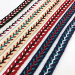 Delicate Quality 2cm Leaf Pattern Acrylic Ribbon Autumn/Winter Clothing Edge Home Textiles Shoes Hats Accessories DIY Consumables