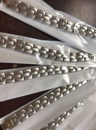 Dongguan Tengda Stainless Steel Bracelet Factory - Titanium Steel Mixed Gold Four-in-One Double Row Magnet Bracelet - Titanium Magnet Germanium Unisex Bracelet