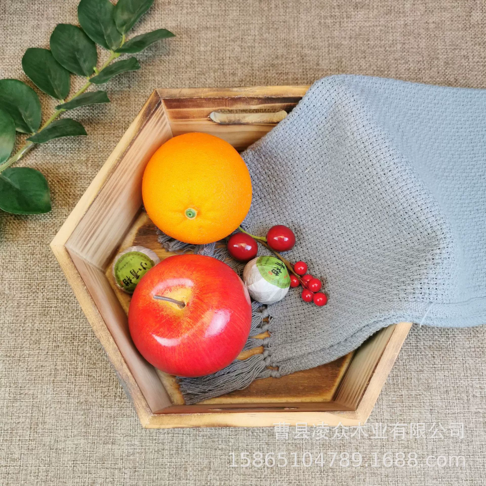 Деревянная корзина для хранения Домашняя продуктовая корзина для хранения из цельного дерева Супермаркет Фрукты и овощи Витрина Прямые поставки с фабрики