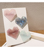 Japanese hairgrip, cute hair accessory heart-shaped, hairpins