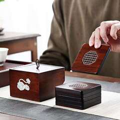 Wholesale bamboo tea coasters tea ceremony gongfu tea cup stands tea trays creative Japanese tea set accessories all-in-one heat insulation