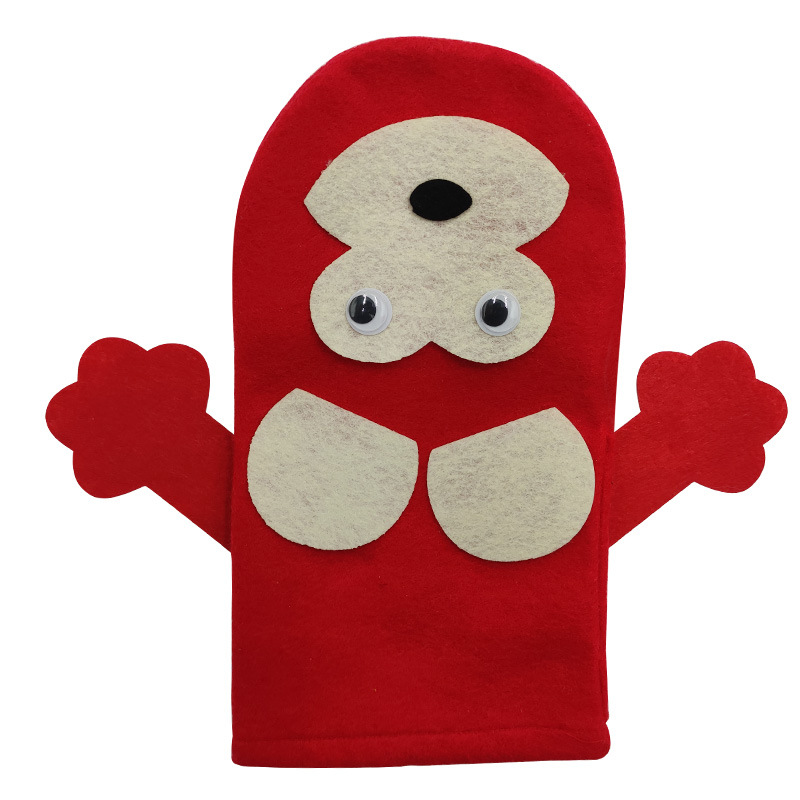 Creative hand puppet tool kit diy handmade material bag felt craft supplies role creative toy game set