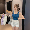 2020 summer new pattern fashion Women's wear camisole sexy letter Vest Self cultivation Internal lap Sleeveless Base coat