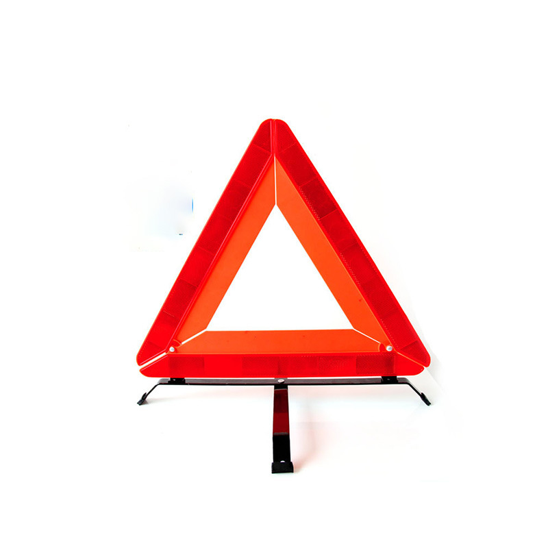 삼각형 경고 표시 크기 450*450*450mm 크로스 버팀대 철 프레임*520g*450x450x450