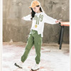 Girls' suits Autumn 2020 new pattern Autumn Kids Western style Big boy motion 12 Spring-year-old girl