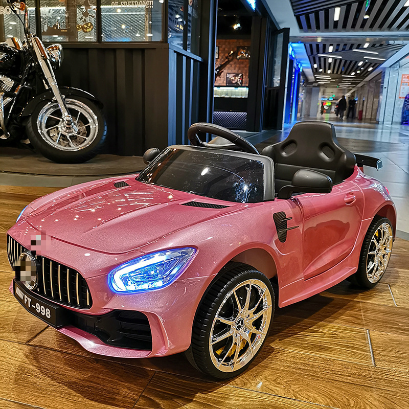 新款儿童电动车 四轮跑车遥控小汽车 宝宝童车小孩玩具车可坐人