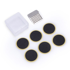 Bicycle glue-free patch kit repair tool set, mountain bike portable patch kit, bicycle repair tool box