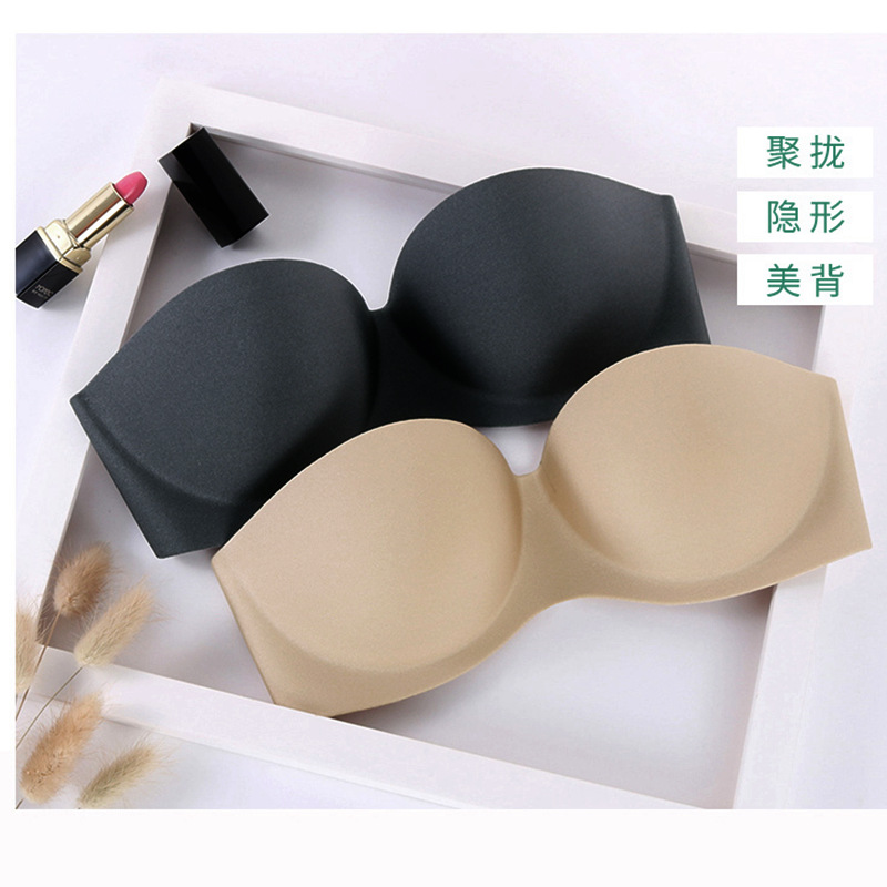 Cross-border new non-slip strapless invi...