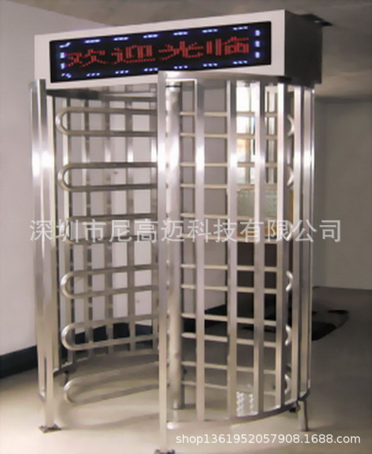 旋转自动门厂家校园刷卡进出旋转门监狱人脸识别转闸门立式辊闸门
